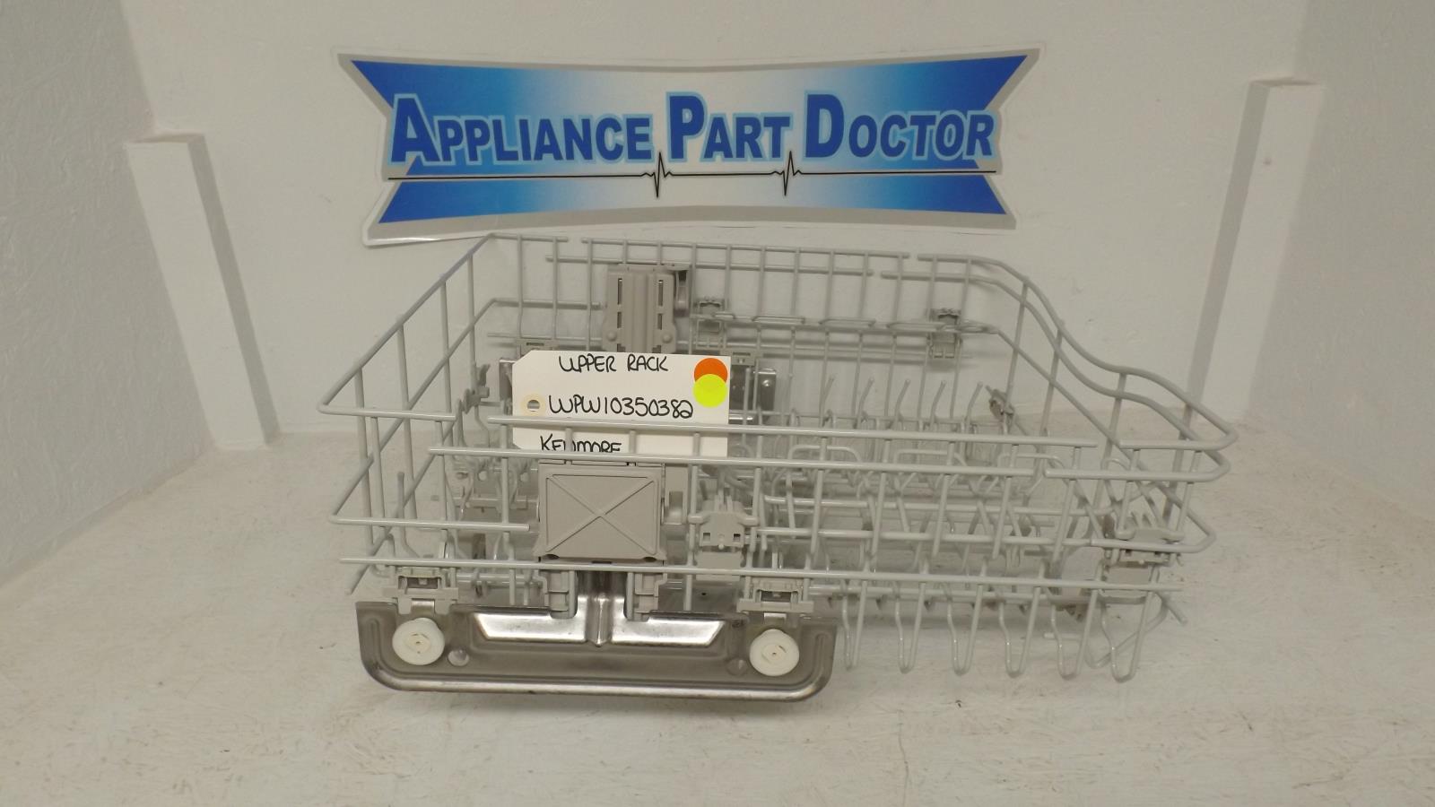 KENMORE DISHWASHER WPW10350382 UPPER RACK (USED) KENMORE DISHWASHER WPW10350382 UPPER RACK (USED)